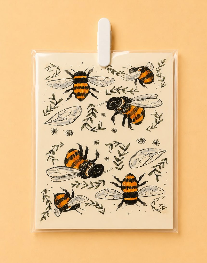 Ilustración Abejas