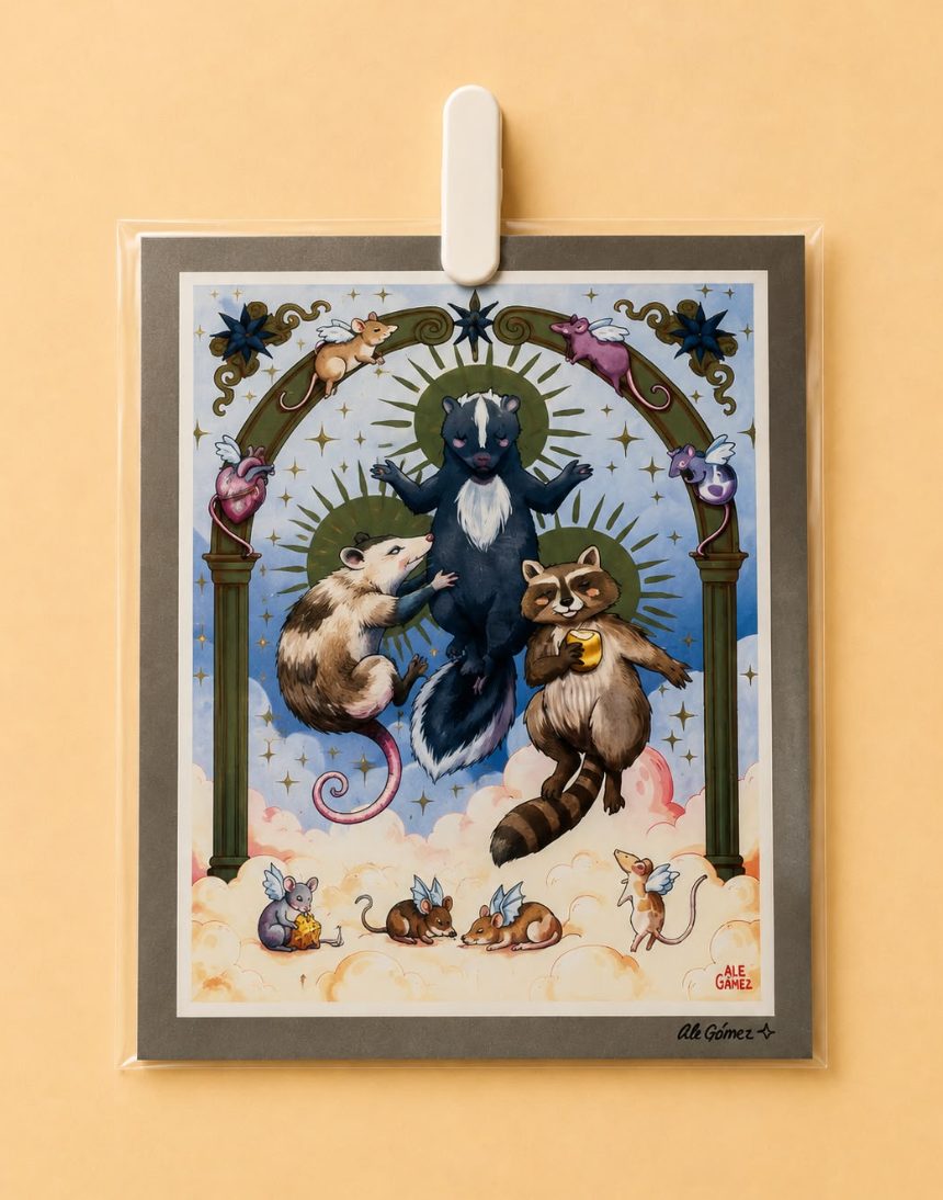Ilustración Criaturas del Bosque