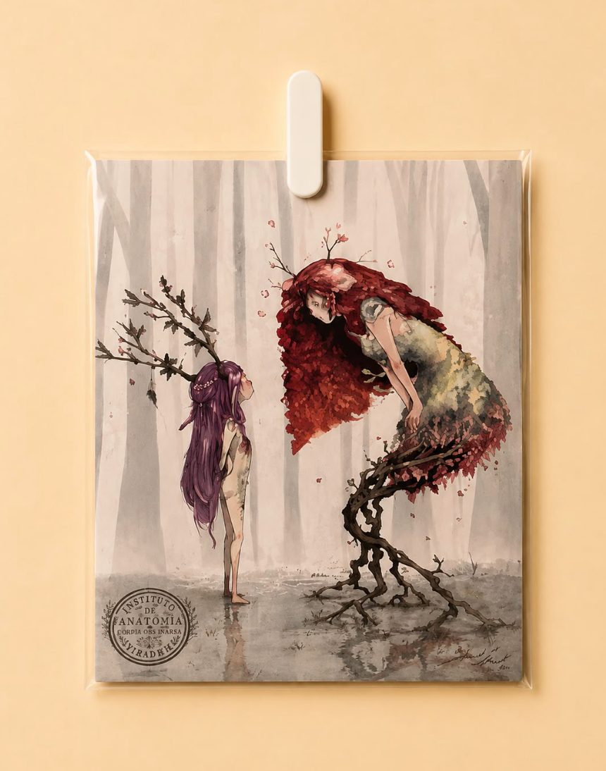 Ilustración Hada del Bosque